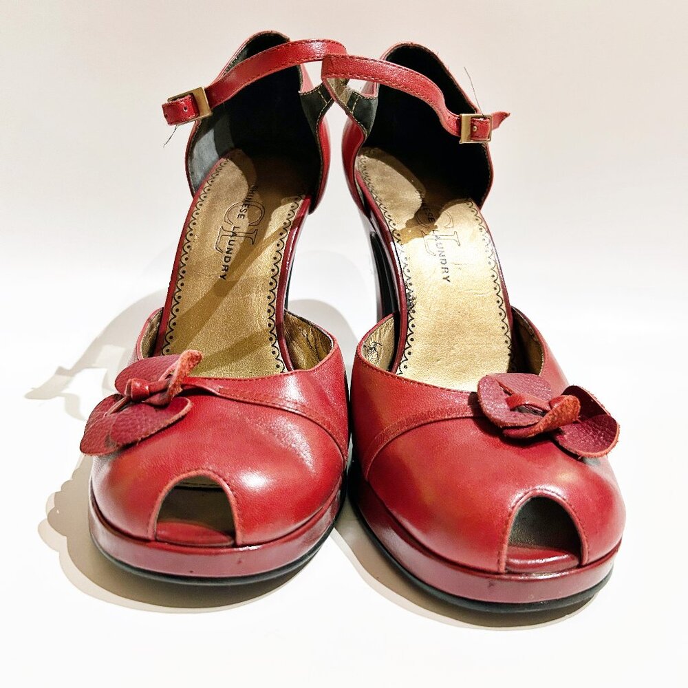 Vintage Chinese Laundry Platform Heels "BUZZ" - Picture 2 of 10